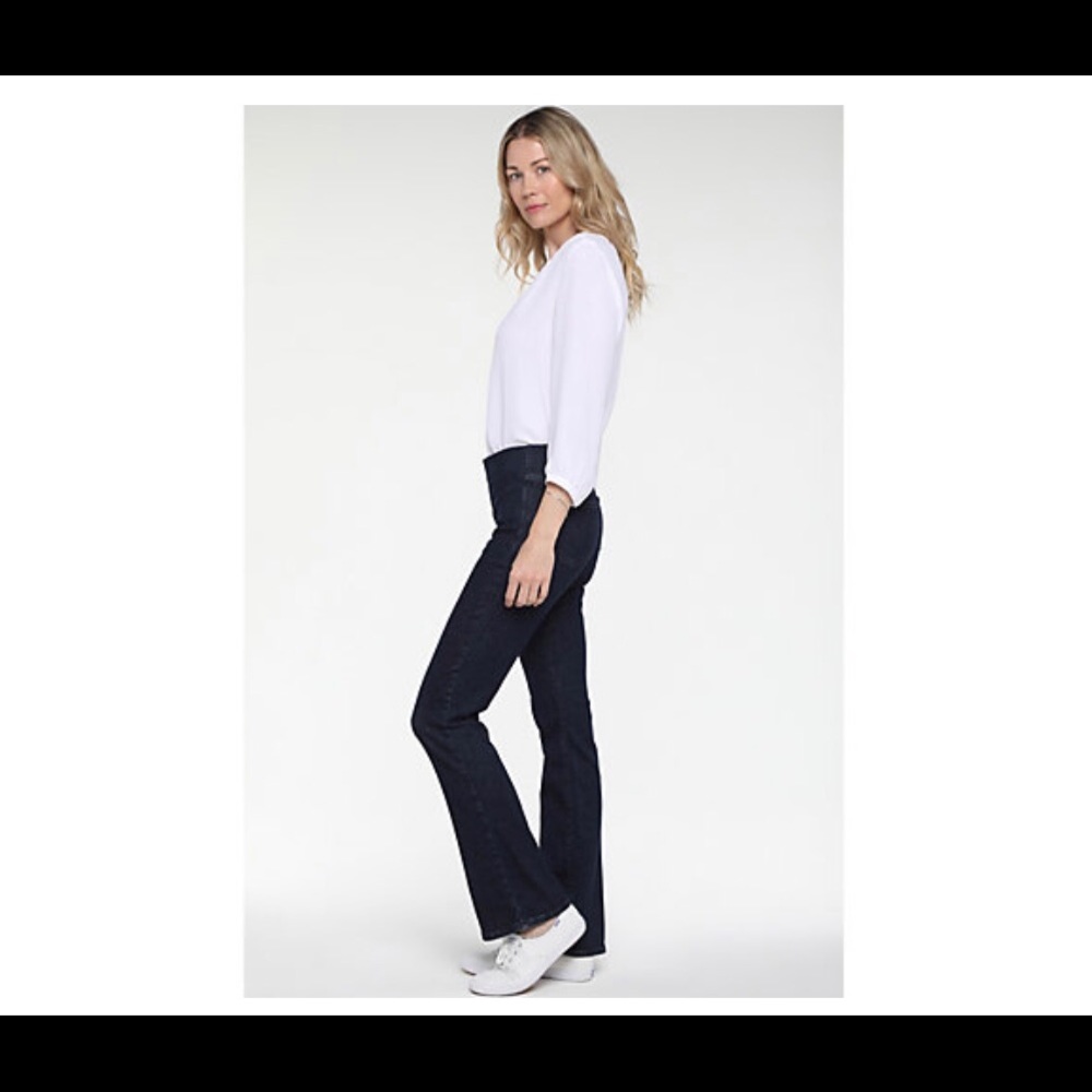 NYDJ Spanspring Pull-On Slim Bootcut Jeans - Langley - NWOT - Petite Medium